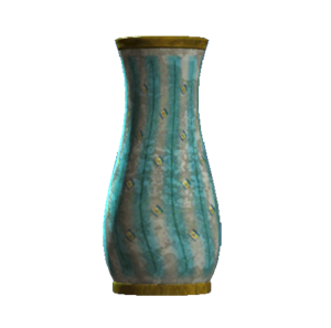 Empty teal flared vase.png