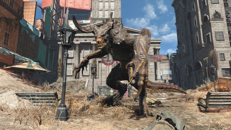 Datei:FO4 Savage Deathclaw.jpg