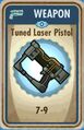 Tuned laser pistol card