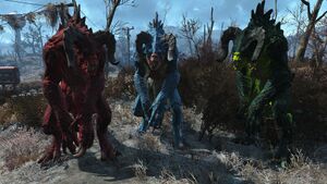 FO4 Chameleon Deathclaw Line-up.jpg