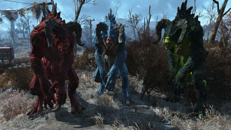 Datei:FO4 Chameleon Deathclaw Line-up.jpg