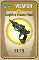 Amplified plasma pistol card