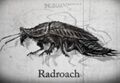 Radroach concept art from Fallout 3