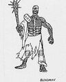 Bloodman - early ghoul concept art for Fallout