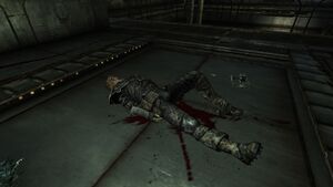 Anchorage Memorial facility bay Dead mercenary with Merc's orders.jpg