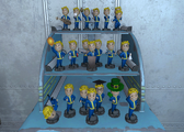 Alle Wackelpuppen ausgestellt in Fallout 4