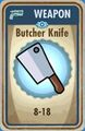 Schlachtermesser Karte