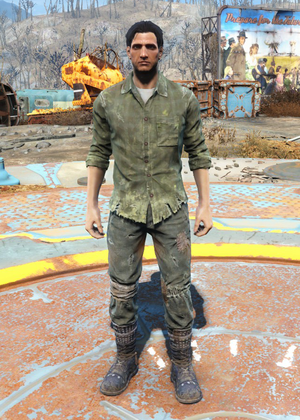 Gunner flannel shirt and jeans.png