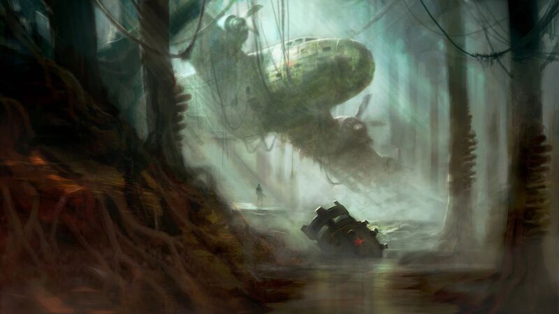 Datei:FO76 Crashed plane concept art.jpg