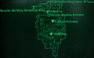Chryslus Building Lower Offices map.png
