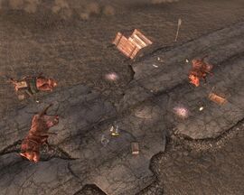 Fallout New Vegas Cassidy Caravans Wheckage Corpse.jpg