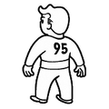 Pip-Boy icon des Vault 95-Overalls Fallout 3
