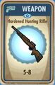 Hardened hunting rifle card