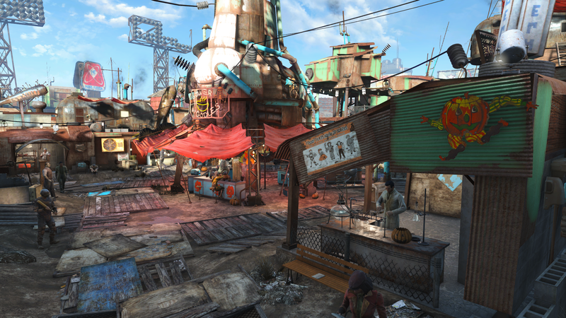 Datei:Diamond City Halloween style FO4.png