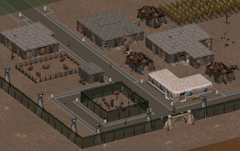 Datei:Fo2 Vault City Courtyard.png