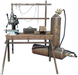 FO4 Weapons Workbench Standing Variant.png