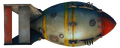 Eine der Mini-Atombomben von Liberty Prime in Fallout 4