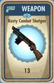 Rusty combat shotgun card