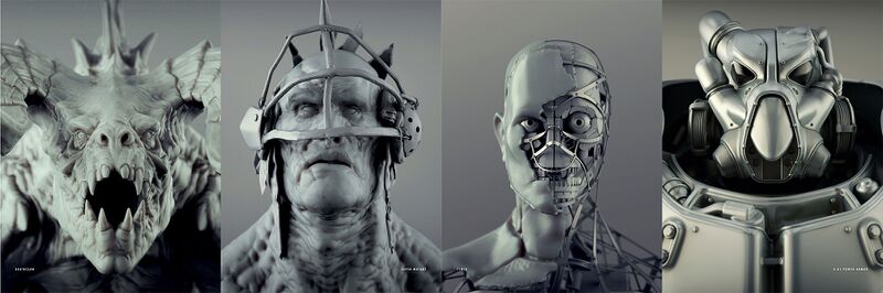 Datei:Fo4 creatures heads concept art.jpg