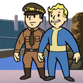 General Lee Oliver und Vault Boy auf dem Symbol für den/die Erfolg/Trophäe für Heureka!