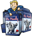 Five purchasable Mr. Handy boxes icon ($3.99)