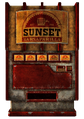 Sunset Sarsaparilla Verkaufsautomat