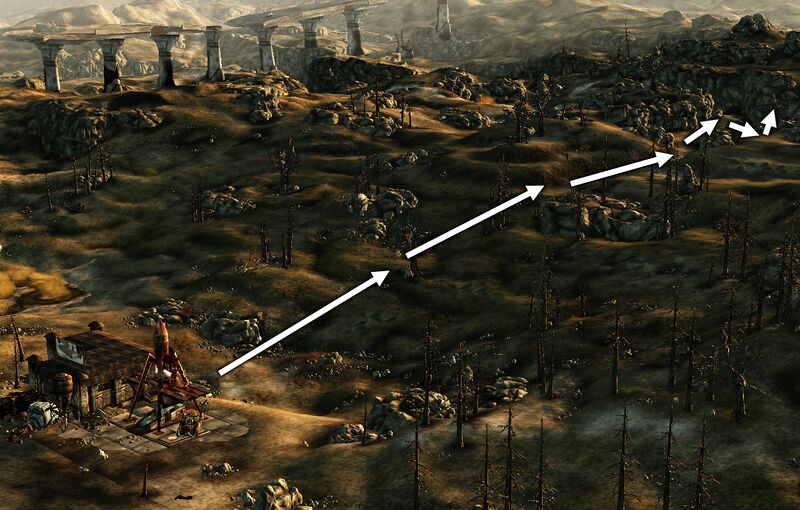 Datei:Rockopolis route from Caseys Garage.jpeg