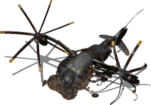 Fo2 Vertibird crashed.png