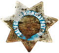 Abzerichen der kalifornischen Highway Patrol